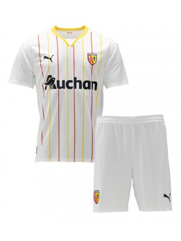 RC Lens Ausweichtrikot für Kinder 2024-25 Kurzarm (+ Kurze Hosen)